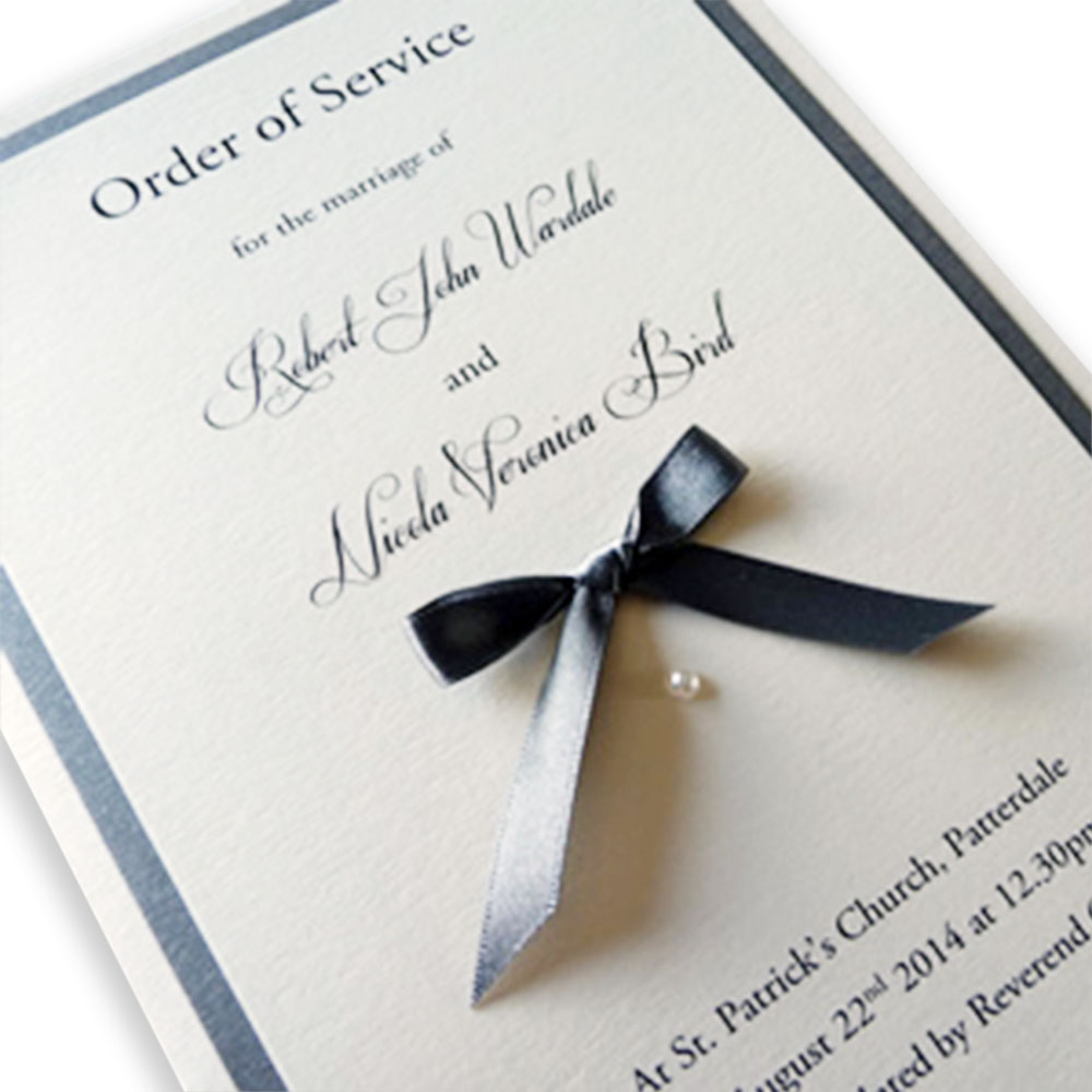 Funeral Order of Service Printing