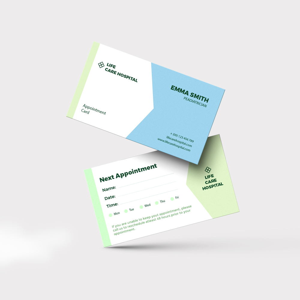 Appointment Cards Printing, business appointment cards, cheap appointment cards printing