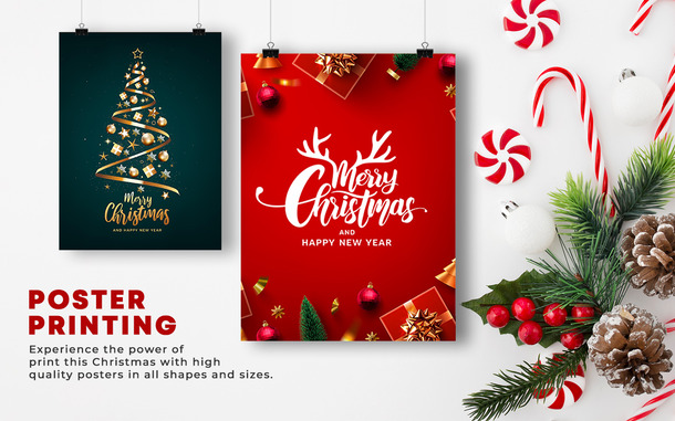 Christmas Poster: Business Advertising Ideas For Christmas